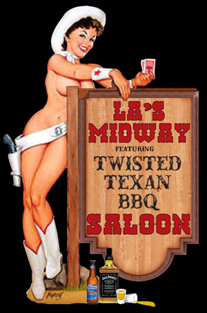 Rosoce's Chili Challenge thanks LA's Midway Saloon Logo